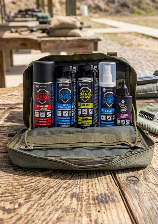 Range Bag With Gun Cleaning Set