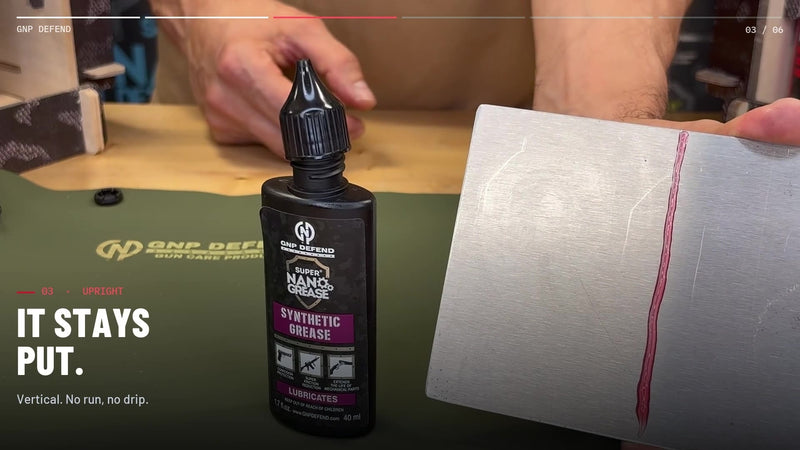 GNP Defend Synthetic Grease test video