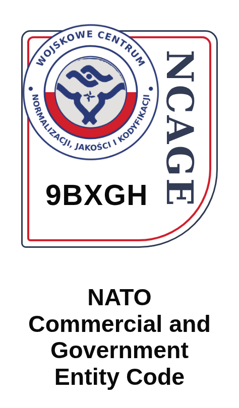 NCAGE 9BXGH – NATO Commercial and Government Entity Code